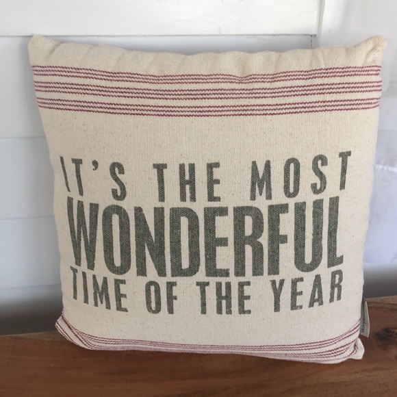 Other - Christmas Pillow It’s the Most Wonderful Time